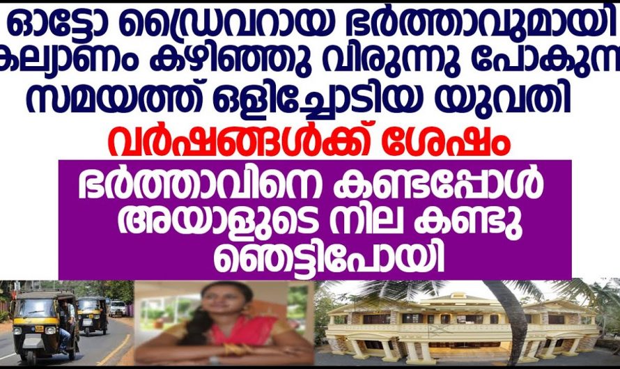 ഓട്ടോ ഡ്രൈവർ ആയ മകനെ ഉപേക്ഷിച്ച ആ മരുമകൾക്ക് സംഭവിച്ചത് കണ്ടോ