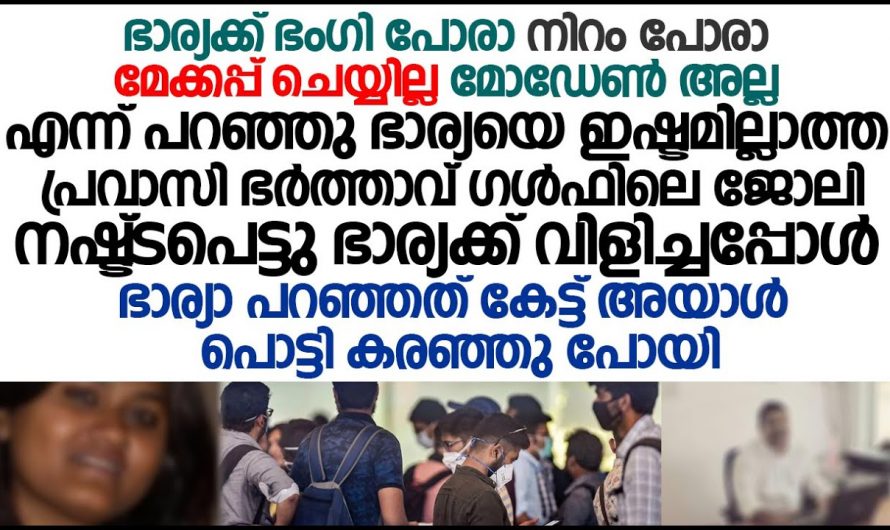 ഗൾഫിൽ നിന്നും നിർത്തി വന്ന പ്രവാസിക്ക് ഭാര്യ കൊടുത്ത മുട്ടൻ പണി