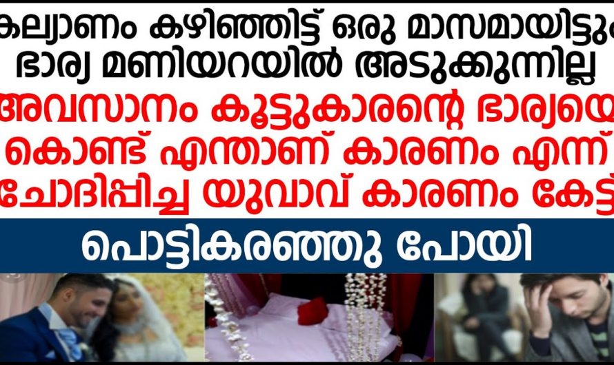 ഒരുമാസമായി കൂടെ കഴിഞ്ഞിട്ട് പക്ഷേ ഇന്നേവരെ അവൾ എന്നെ തൊട്ടിട്ടില്ല കാര്യം അറിഞ്ഞപ്പോൾ ഞെട്ടി വീട്ടുകാർ