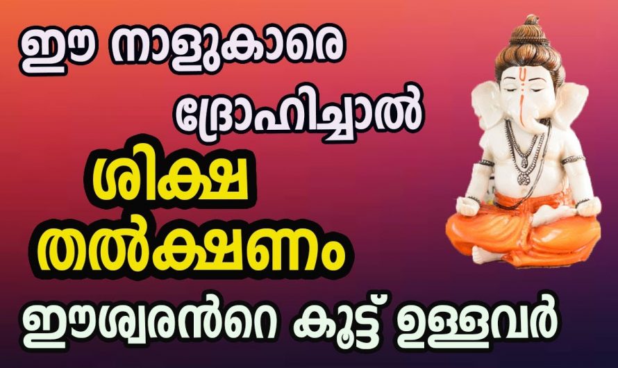 നിങ്ങൾ ഈ നാളുകാർ ആണോ എന്നാൽ നിങ്ങളുടെ ഭാഗ്യം എന്ന് വേണമെങ്കിൽ പറയാം