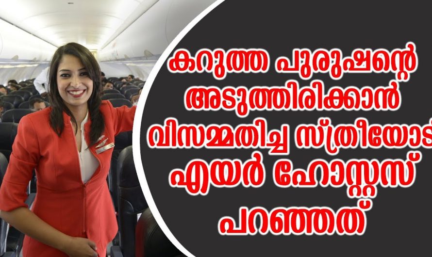 കറുത്ത യുവാവിന്റെ അടുത്ത് ഇരിക്കാൻ വിസമ്മതിച്ച വെളുത്ത വർഗ്ഗക്കാരിക്ക് വിമാനത്തിലുള്ളവർ കൊടുത്ത പണി കണ്ടോ…