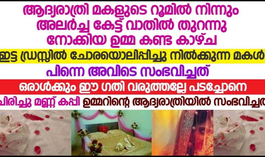 ആദ്യരാത്രിയിൽ നവ വധുവിനെ സംഭവിച്ചത് എന്താണെന്ന് അറിഞ്ഞാൽ നിങ്ങൾ ഞെട്ടും…