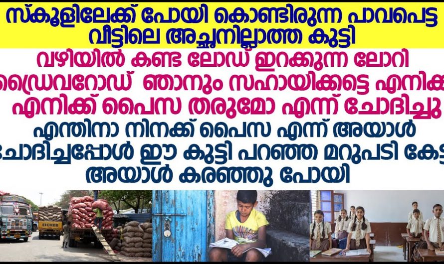 അഭിമാനിയാകാൻ വേണ്ടി അധ്വാനിക്കാൻ തയ്യാറായ ഒരു കൊച്ചു കുട്ടിയുടെ കരളലിയിക്കുന്ന കഥ…