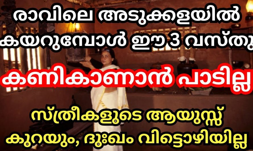 രാവിലെ തന്നെ അടുക്കളയിൽ ഇത്തരം വസ്തുക്കൾ കണികണ്ട് ആരംഭിക്കുന്നത് സർവ്വദോഷം…