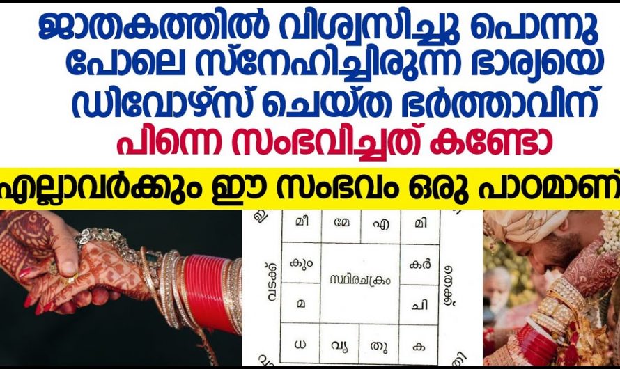 ജാതക വിധി പ്രകാരം ഭാര്യയെ തന്നെ രണ്ടാമതും വിവാഹം കഴിക്കേണ്ടി വന്ന യുവാവ്…