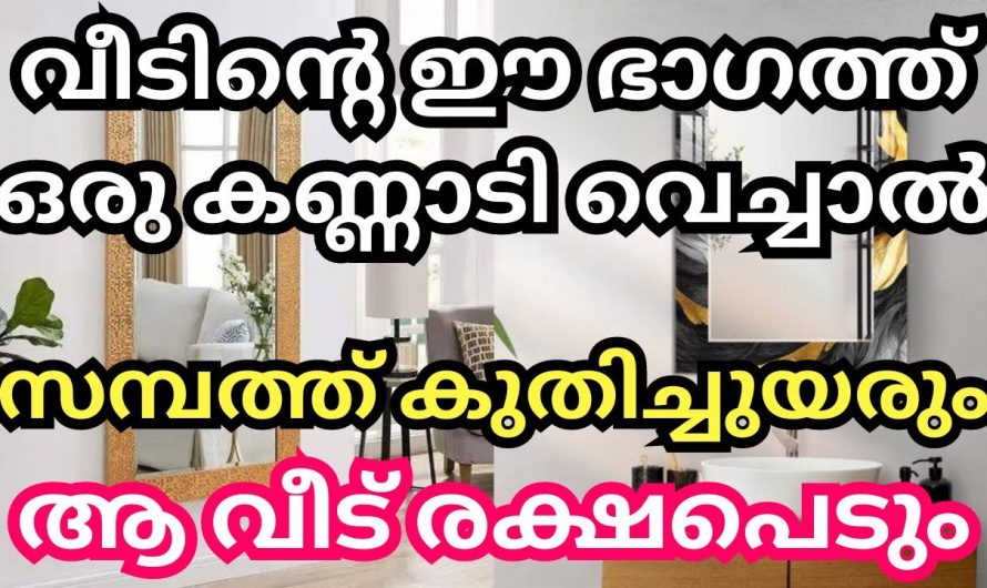 നിങ്ങളുടെ വീടുകളിലുള്ള കണ്ണാടി സ്ഥാനം തെറ്റിയാണോ ഇരിക്കുന്നത്? നിങ്ങൾ ഉറപ്പായും ഇത് കാണുക…