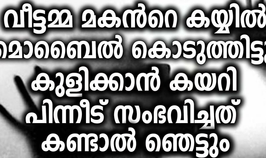 കുഞ്ഞിന് കളിക്കാൻ മൊബൈൽ ഫോൺ കൊടുത്ത വീട്ടമ്മയ്ക്ക് പിന്നീട് സംഭവിച്ചത് എന്തെന്ന് അറിഞ്ഞാൽ നിങ്ങൾ ഞെട്ടും…