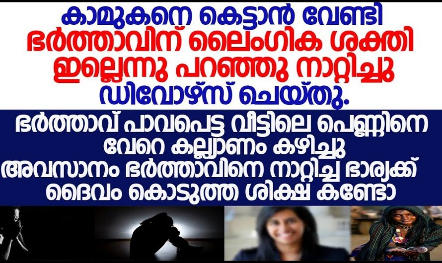 ഡിവോഴ്സ് ലഭിക്കാനായി ഭർത്താവിനെതിരെ പറഞ്ഞ വ്യാജം തിരിച്ച് അടിച്ചപ്പോൾ…