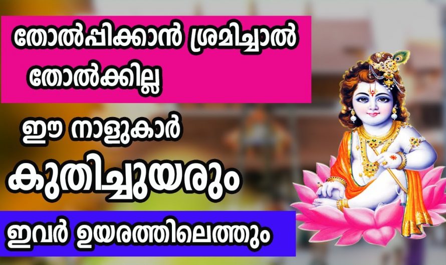 രാജയോഗം വന്നു ചേരാൻ പോകുന്ന നക്ഷത്ര ജാതകർ ആരെല്ലാം എന്നറിയാൻ ഇത് കാണുക…