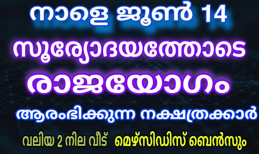 രാജയോഗം വന്നുചേരാൻ  പോകുന്ന ഈ ഒൻമ്പതു നക്ഷത്ര ജാതകർ ആരെന്ന് അറിയാതെ പോകല്ലേ…