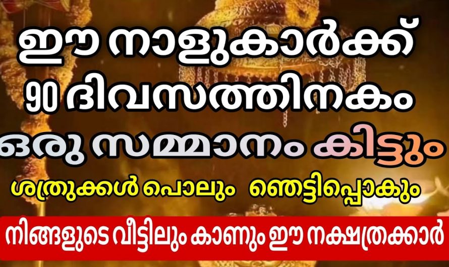 മിന്നുന്ന വിജയം കാഴ്ചവയ്ക്കാൻ പോകുന്ന നക്ഷത്ര ജാതകർ ആരെല്ലാം എന്നറിയാൻ ഇത് കാണുക..