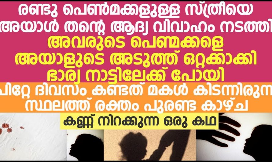 രണ്ടാൻ അച്ഛന്റെ സ്നേഹം ഒരുനാൾ സത്യം എന്ന് അവൾ തിരിച്ചറിഞ്ഞു…