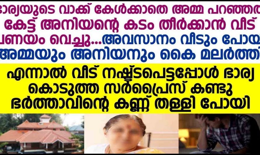 അമ്മയുടെ വാക്കുകൾ മാത്രം കേട്ട് ഇറങ്ങിത്തിരിച്ചവനെ ഒടുക്കം പെരുവഴി കിട്ടി…