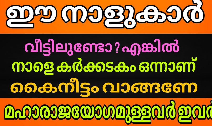 കർക്കിടകം ഒന്നാം തീയതി ഇക്കാര്യങ്ങൾ ചെയ്യാൻ മറക്കരുത്…